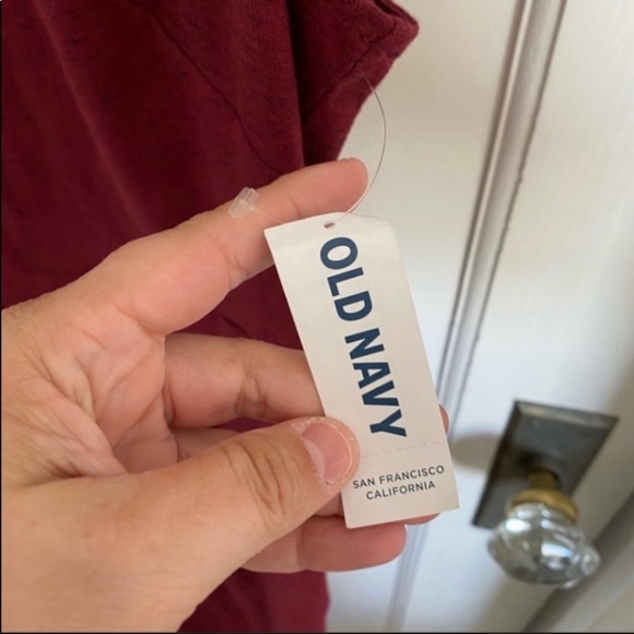 NWT Old Navy dark red sleeveless knee length dress size 1x - Picture 3 of 6